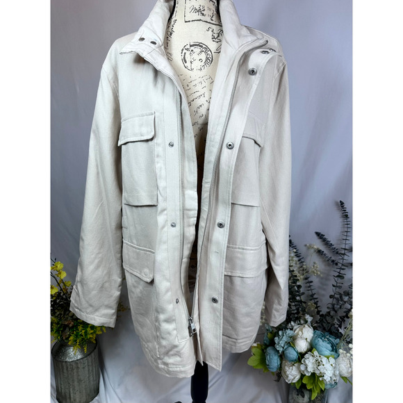 MP Piombo Safari 4 Flap Pocket Jacket Concealed zip size S - Picture 6 of 16